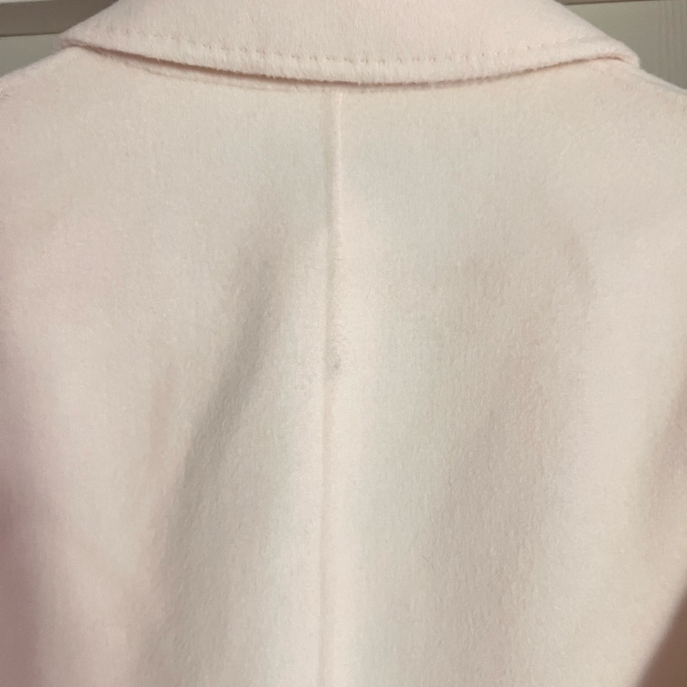 Reiss Cream Double-Breasted Belted Trench Coat - Picture 9 of 11